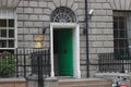 Typical Georgian doorways in Dublin Royalty Free Stock Photo